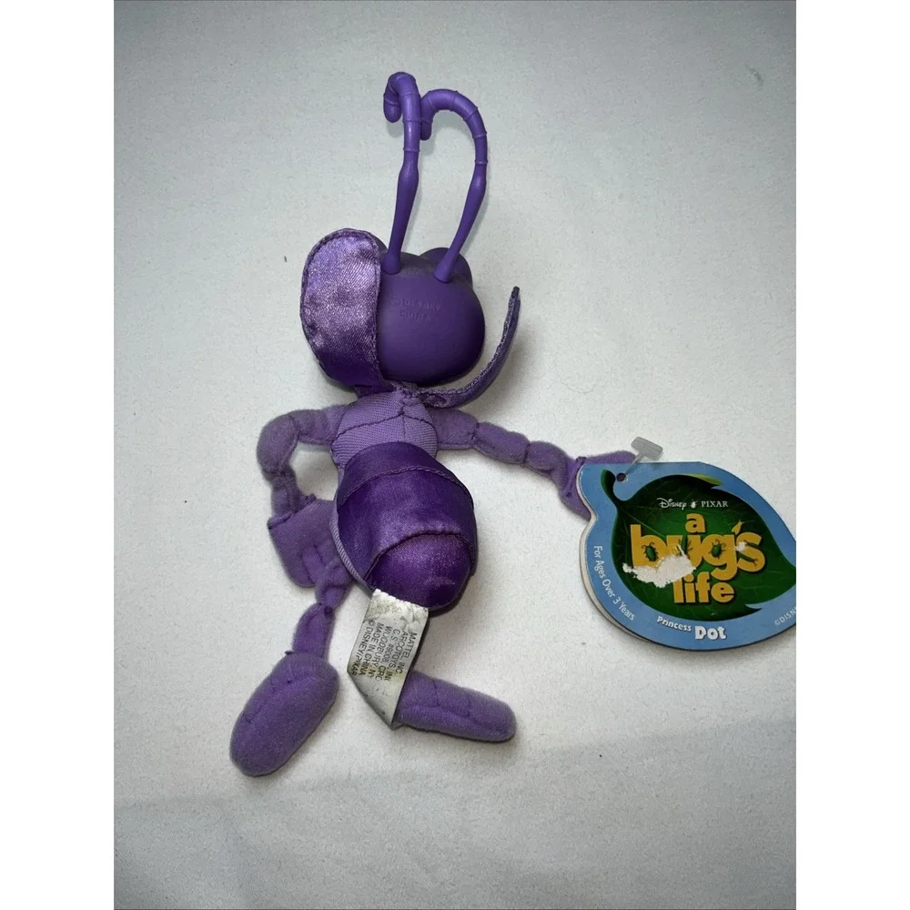 Vintage Disney Pixar A Bugs Life Princess Dot‎ Plush With Plastic Head By Mattel